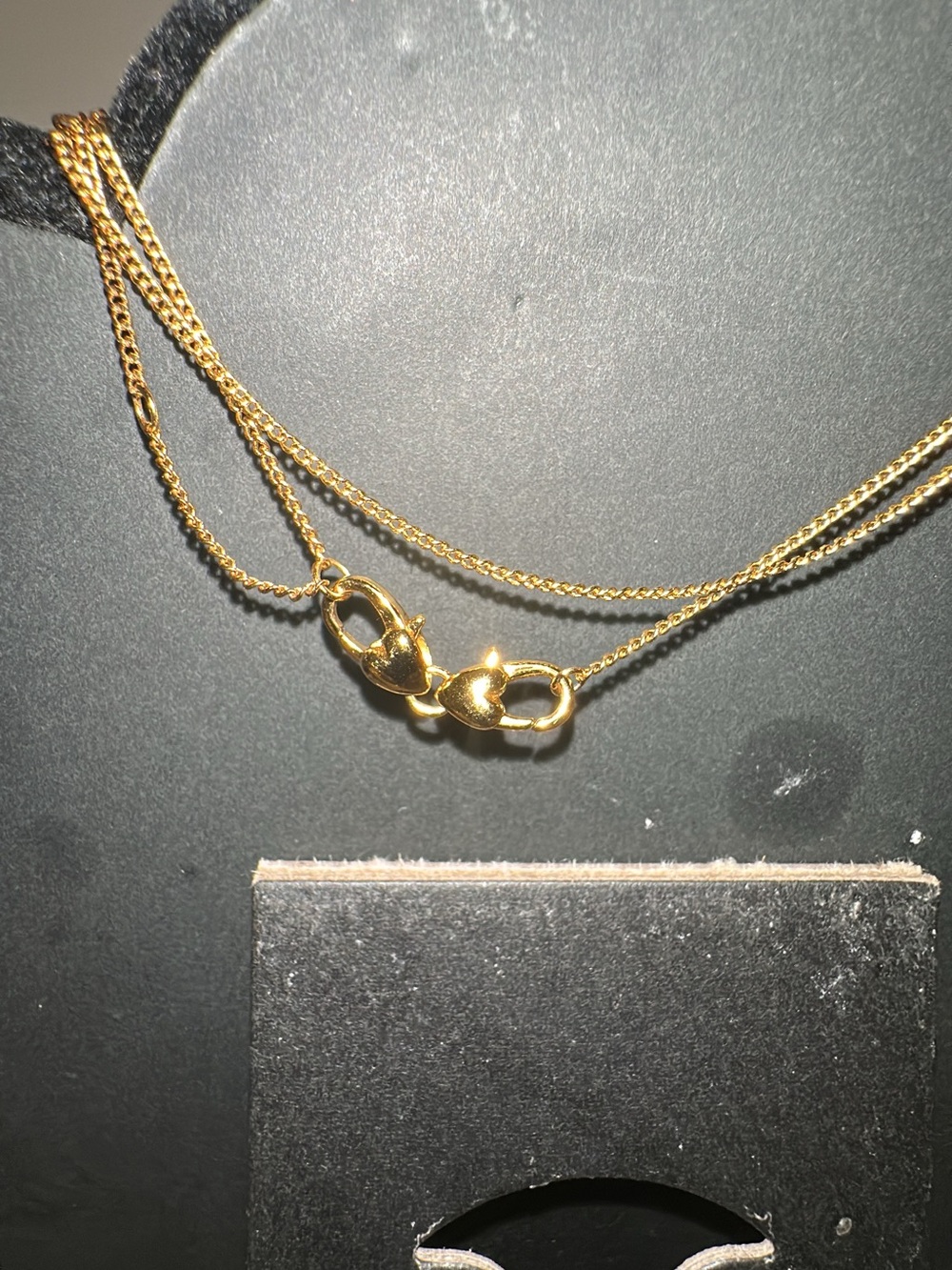 Brighton Gold Double-Layer dainty Women's Necklace - Elegant Layered Chain - Picture 9 of 11